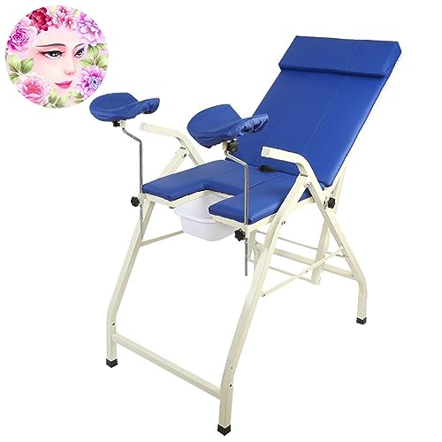 Ywanwj Medical Gynecological Examination Bed - Portable Folding Gynecology Operating Bed Gynecological Surgery delivery Table Medical Private Nursing Chair Delivery Surgery Bed