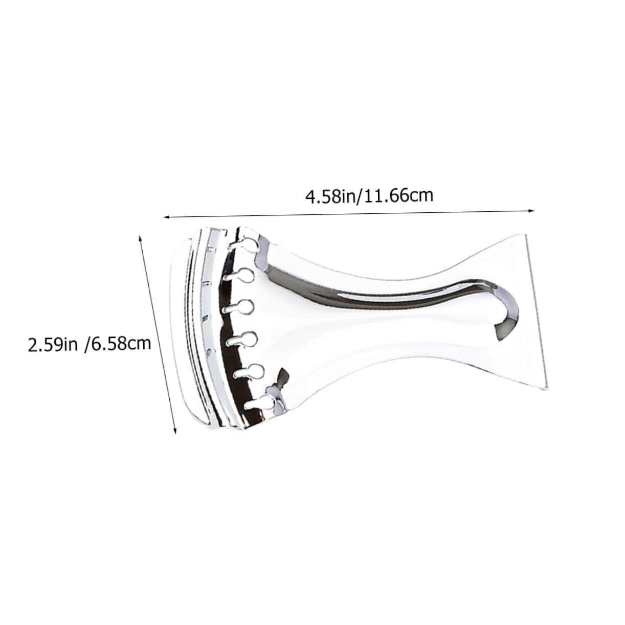 VANZACK Tailpiece Guitar Bridge Metal Construction 6 String Electric/acoustic Resonator Guitar Parts Replacement Tailpiece for Instrument