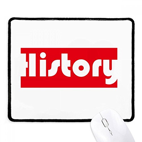 Mousepad antideslizante DIYthinker: Major Historia con bordes cosidos para juego y oficina