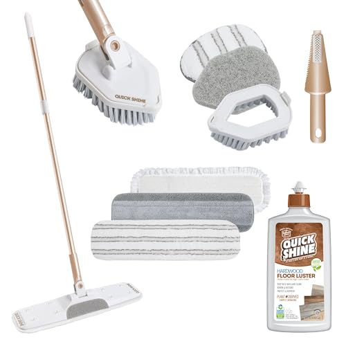 Quick Shine Ultimate Gold Clean + Polish Mop Kit |