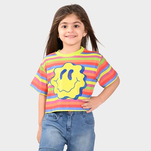 Image of BONKIDS Girls Tshirt (BON9511 8-9Y) Multicolour