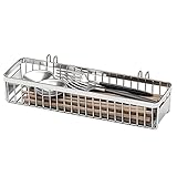 kaileyouxiangongsi Drawer Silverware Organizer, Utensil Mesh Organizer for Chopsticks/Spoon/Fork/Knife, SUS304 Stainless Steel Drawer Utensil Drying Rack