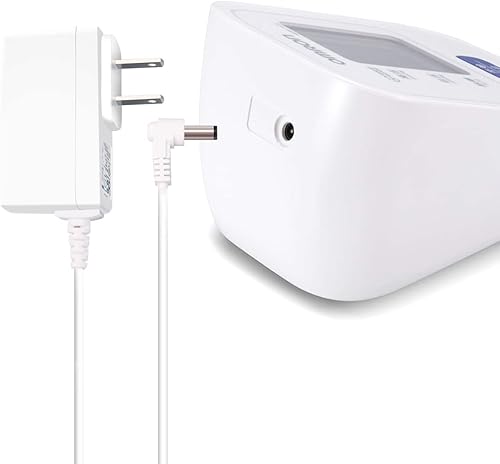 Miniatura 4 de Adaptador de CA de 6V para monitor de presión arterial Omron Hem-ADPTW5, UL listado EE. UU. con cable extra largo de 6.6 pies, cable de alimentación