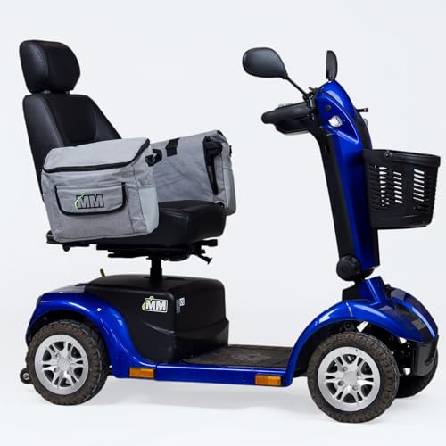 ArmBag for Mobility Scooter Wheelchair & Powerchair Armrest Storage Holder Reflective Side Pouch Organiser High Visibility Travel Accessory by Monarch Mobility