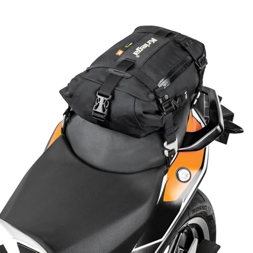 Alforja Kriega US-5 Drypack, impermeable, 5 litros, montaje universal para motocicleta, color negro miniatura 4