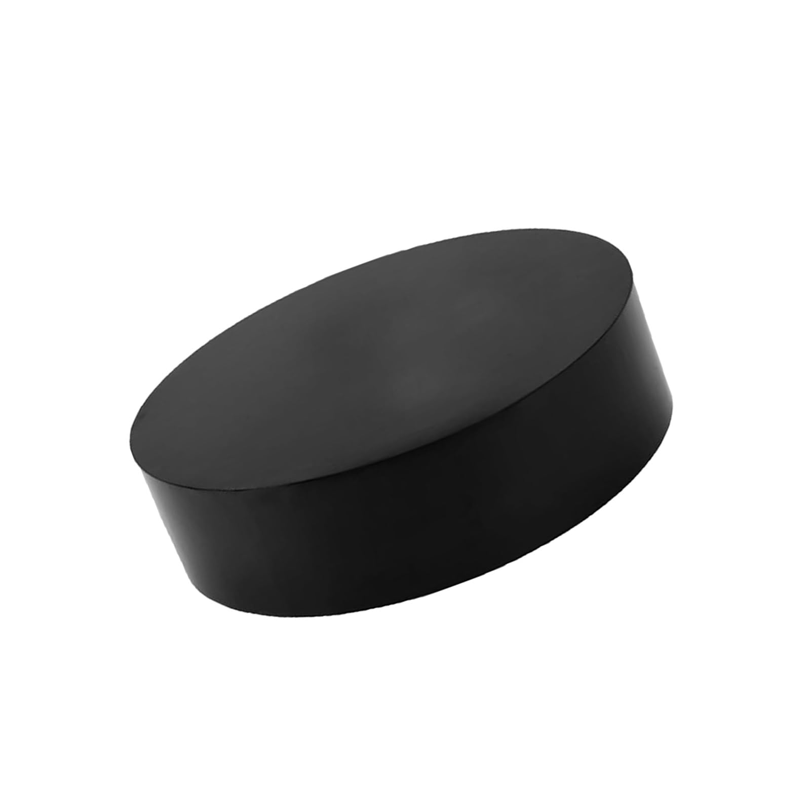 Round Display Pedestal Stand for Events Retail Black Cylinder Platform Base for Clothing Stores Home Decor 60x20cm Perfect