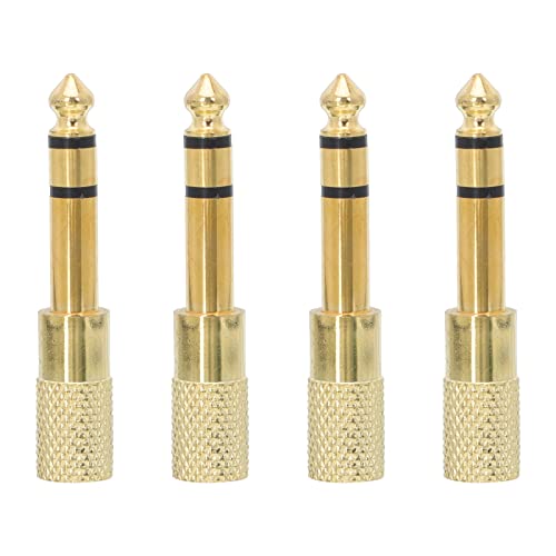 EXCEART 4 PCS multifuncional conversores de metal fone de ouvido microfone conversores de áudio