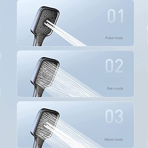 Système de douche thermostatique de luxe complet avec mitigeur et affichage LED - 4