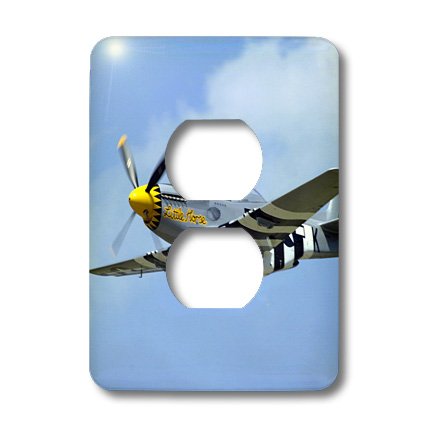 P-51D Mustang plaque de finition double prise pour passionné d'aviation