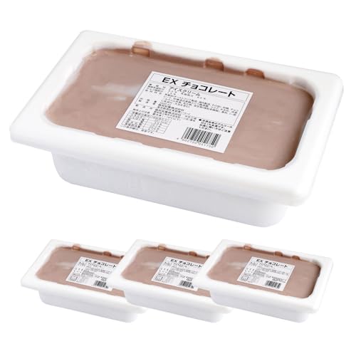 【4個セット】【ママパン】森永乳業 EX チョコレート 2000ml×4(8L)まとめ買い アイスクリーム 業務用