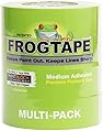 FROGTAPE 240660 Multi-Surface Painter's Tape with PAINTBLOCK, Medium Adhesion, 1.41 Inches x 60 Yards, Green, 4 Rolls