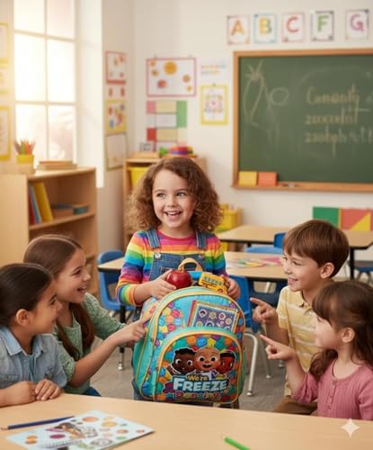 Image of STRIDERS Cocomelon Kids Backpack | Lightweight Fun School Bag | Padded Comfortable Straps & Spacious Compartments | Perfect for Preschool & Toddlers | 36cm