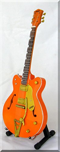 JOHN LNNON Guitare miniature Gretsch 6120 - Les Beatles, Paul McCartney, John Lennon, RIngo Starr, George Harrison JOHN LNNON Guitare miniature Gretsch 6120 – Image 3