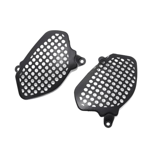 Grille phare moto Tracer 9 antichoc avec structure en acier et finition noir mat
