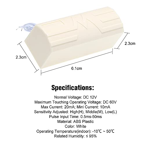 fantaxi Wired Vibration Sensor Sensor de Choque de Vibração Ao Ar Livre Inteligente Digital para Har