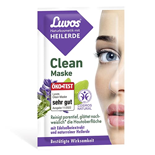 Luvos Crememaske, Clean-Maske tiefenwirksame Reinigung, 2 x 7,5 ml