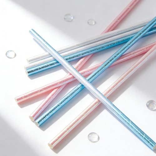 100 pitillos de papel multicolor desechables miniatura 6