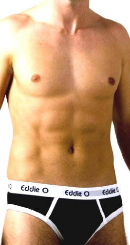 Men's Comfy Sexy Hip Briefs Small Black