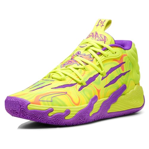 Puma Womens Mb.03 Spark Basketball Sneakers Shoes - Yellow2