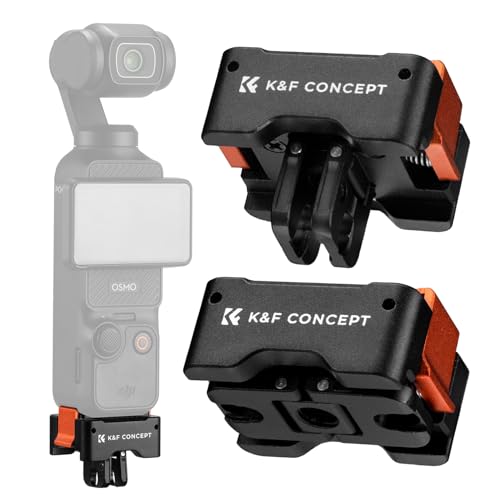 Adaptador Base Magnético para DJI Osmo Pocket 3 Evita Caídas con Fijación de Aluminio 1/4