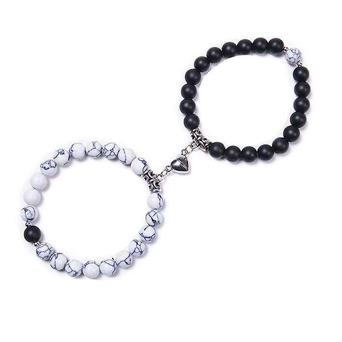 Amaal Couple bracelets for girls boys boyfriend girlfriend propose proposal Heart Magnetic Stainless Steel Bracelets Chain for Men Women Valentines Day couple gifts lovers couples friendship 301 (B0CDXXHTF2) Amazon Price History, Amazon Price Tracker