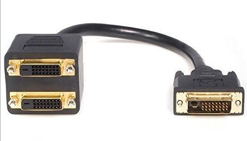 DVISPL1DD Single DVI-D (25 pin) to Dual DVI-D (25 pin) Splitter Cable by DVISPL1DD