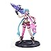 League of Legends, Personaggio ufficiale da collezione Jinx da 10,5 cm con dettagli premium e 2 accessori, collezione Champion, grado da collezione, età 12 anni in su