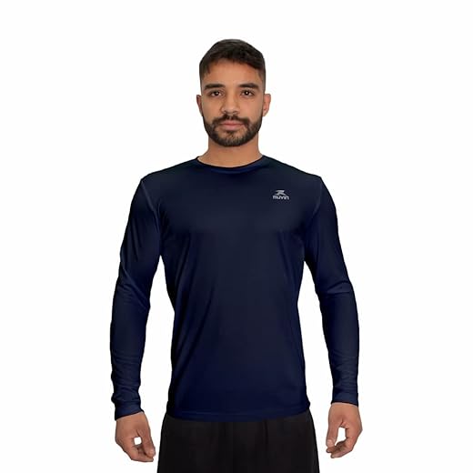 Camisa Dry Basic LS Muvin – Manga Longa – Masculina – Proteção Solar UV50 – Camiseta Para Academia – Treino Funcional – Pilates – Yoga – Corrida – Ginástica – Fitness – Caminhada – Secagem Rápida