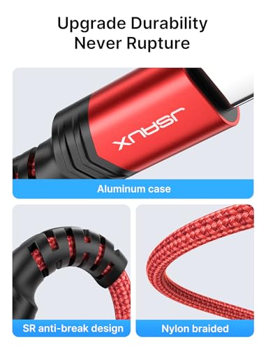 image for JSAUX USB C to 3.5mm Audio Aux Jack Cable for iPhone 17 Pro Max/Air [3