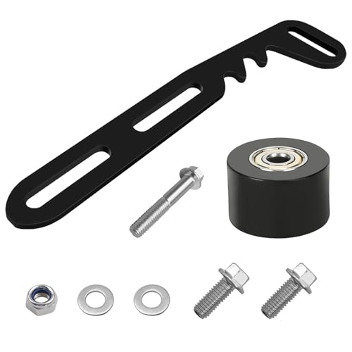 Black Chain Tensioner Adjuster with Roller, for Predator 212cc 224cc 236cc 196cc, Coleman CT200U/EX BT200X, Honda GX160/GX200, Baja DB30 Mini Bike & KT196 Go Kart