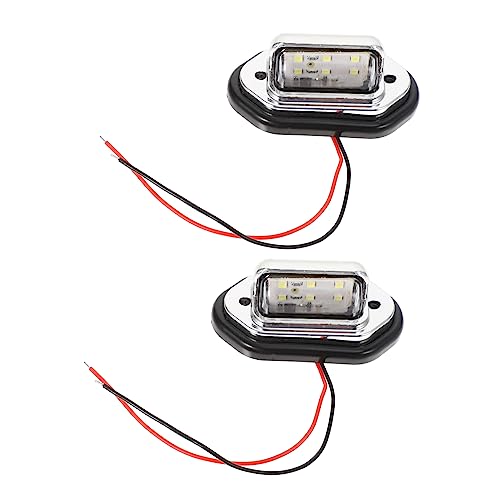 POPETPOP 2Pcs LED Navigation Lights Signal Lamps for Boats Compatibility Design Easy Installation High Visibility for Sailing