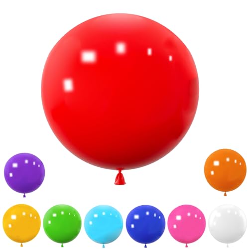 Ballons géants pour anniversaire mariage lot de 9 grands ballons latex 81cm