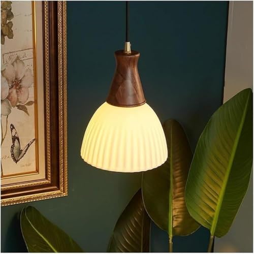 Lámpara colgante vintage de cristal y casquillo E27 para decoración Loft 5