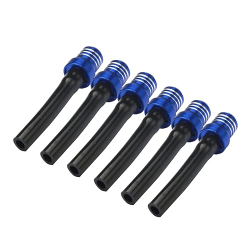 AnXin Motorcycle Gas Cap Air Vent Hose 6 PCS Fuel Oil Tank
