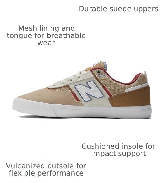 Image of New Balance Unisex Adult Numeric 306 V1 Skateboarding Shoes