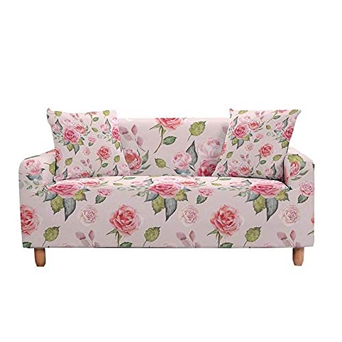 Housse de canapé de salon extensible universelle imprimé Flora 1/2/3/4 places - 2