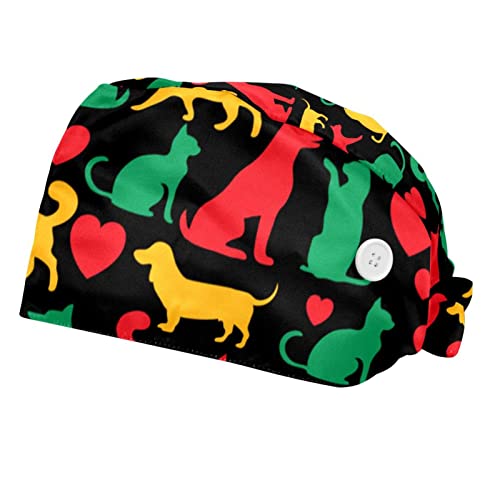 Chapeaux de travail pour chien et chat lot de 2 casquettes unisexes