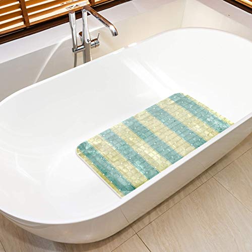 Tapis de bain pour baignoire lisse non texturée Bennigiry écoresponsable