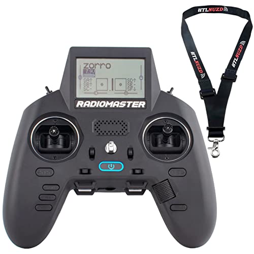 HTLNUZD CC2500 Hall Handle Remote Control 2.4GHz 16CH JP4in1/ ELRS TX High Frequency Configurations Transmitter Mode2 for FPV Drones (Zorro ELRS Version)