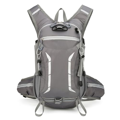 Sac à dos randonnée 18L gris imperméable et respirant pour trek et sport