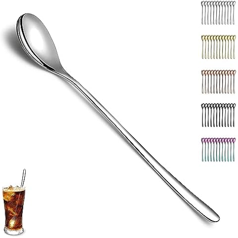 Evanda Long Handle Iced Tea Spoons Set Cover