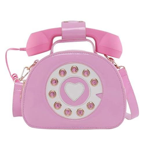 Paquet de rangement de téléphone rose pour courses et sorties