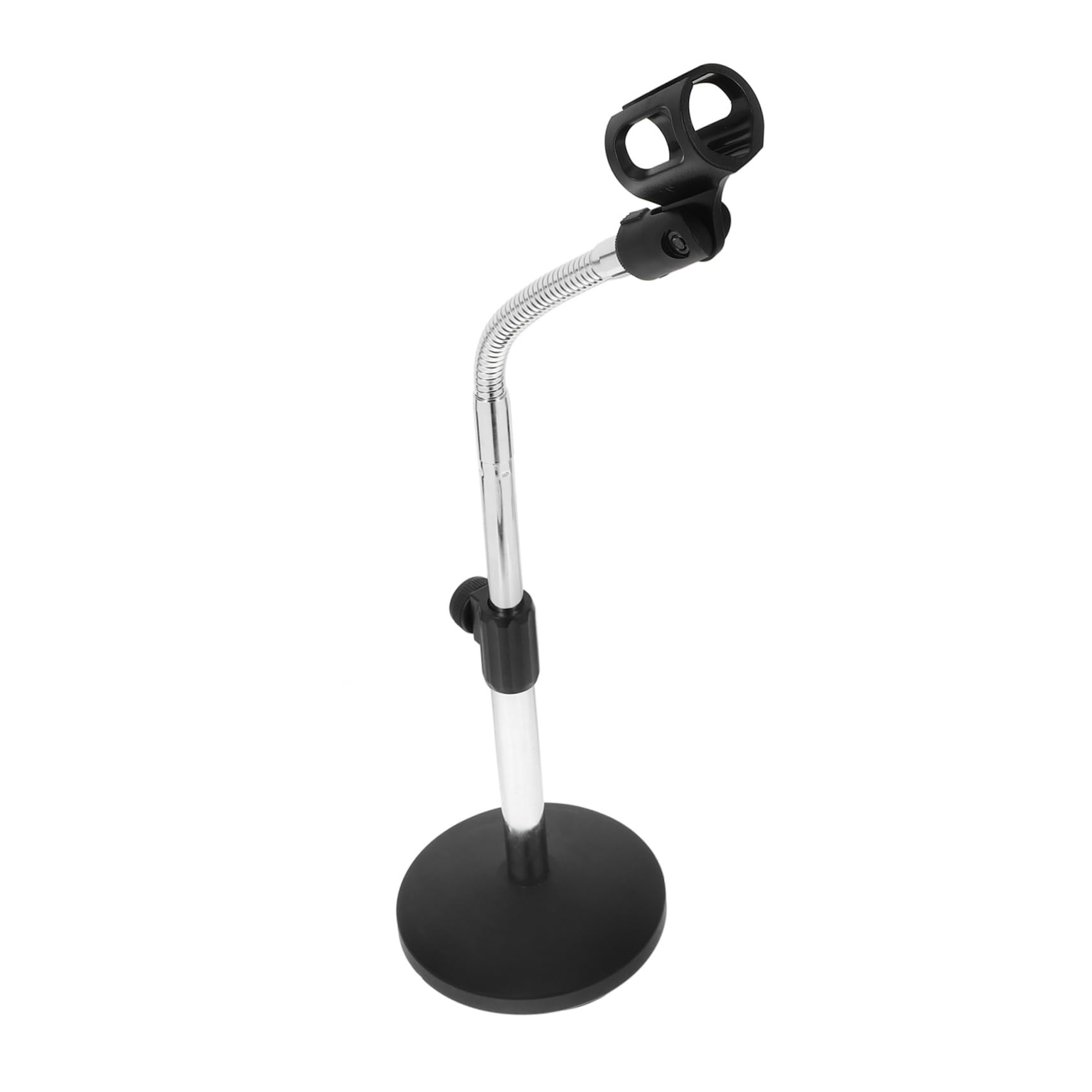 Supporto Microfono Da Tavolo Con Braccio Regolabile e Base Rotonda Pesante Stand Microfono Portatile Per Meeting e Live Broadcast Stabile Ed Elegante
