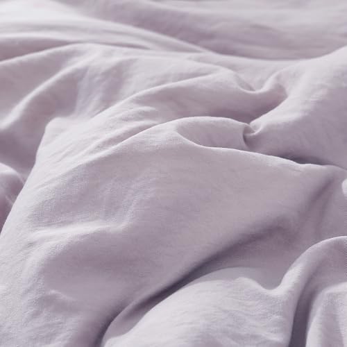 Image of Twin XL Comforter Set- 5 Pieces Prewashed Bed in a Bag Twin Bedding Sets | Soft All Season Comforter with Sheets, Pillow Sham & Pillowcase, Lilac