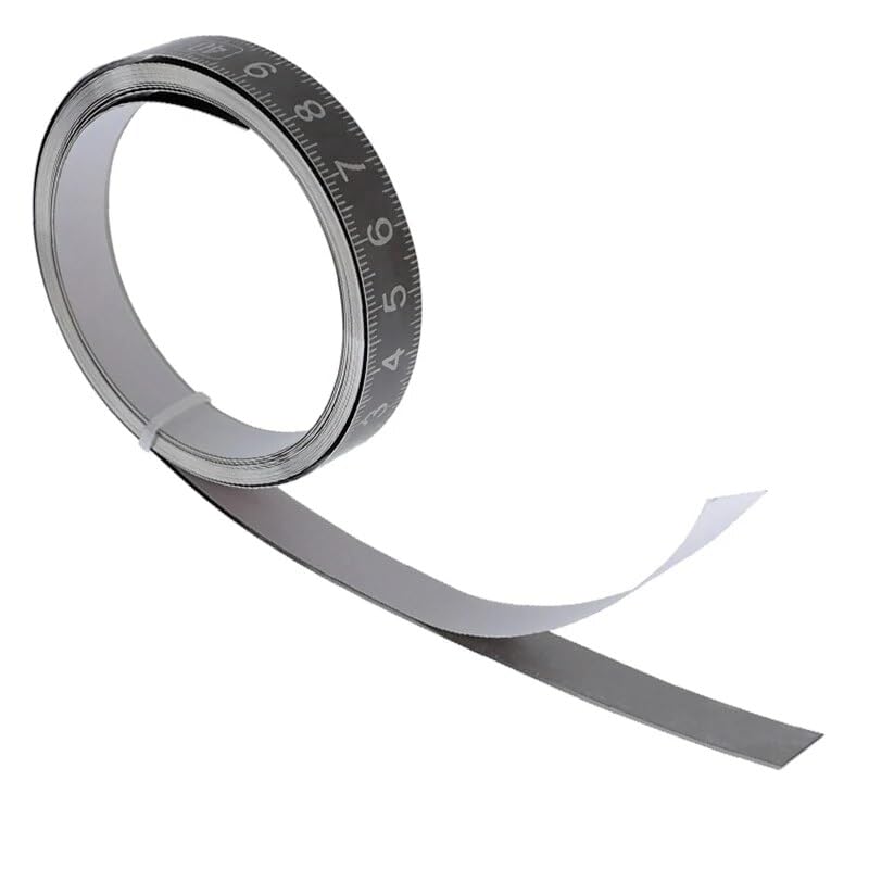 Cinta métrica adhesiva de acero inoxidable 1-3 m miniatura 1