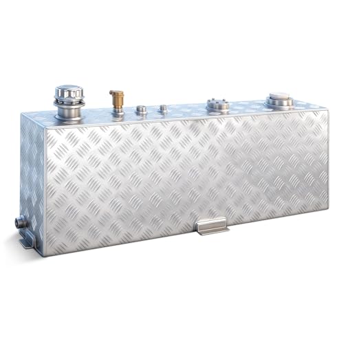 45 Gallon Rectangular Auxiliary Fuel Tank Upright Hydraulic Reservoir Tank