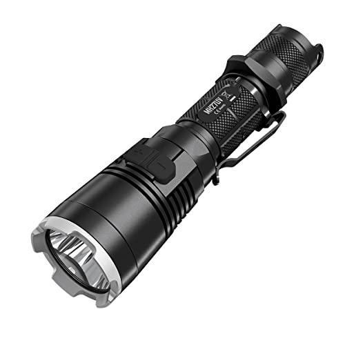 Nitecore MH27UV 1000 Lumens USB Rechargeable LED Flashlight with White, Auxilliary Red, Blue, and UV Lights