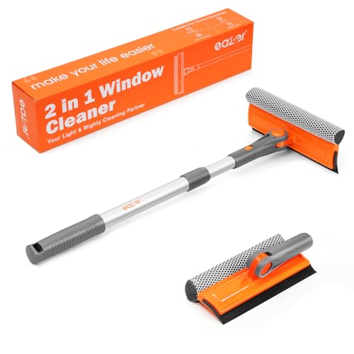 Opiniones y reviews de Escobillas de goma . 48 eazer - Juego de escobilla de Goma de Limpieza de Ventanas, 2 en 1 para Limpieza de Ventanas, Herramienta de Limpieza de Ventanas, Kit de Equipo de Lavado de Ventanas con Poste de...