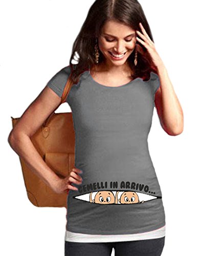 Regalo Compleanno Incinta Toccare Pancia Domande Gravidanza Maglietta - Foto 6