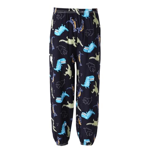 JEYPINMI Toddler Boys Girls Elastic Basic Harem Long Pants Casual Bloomers Summer Printed Soft Trousers